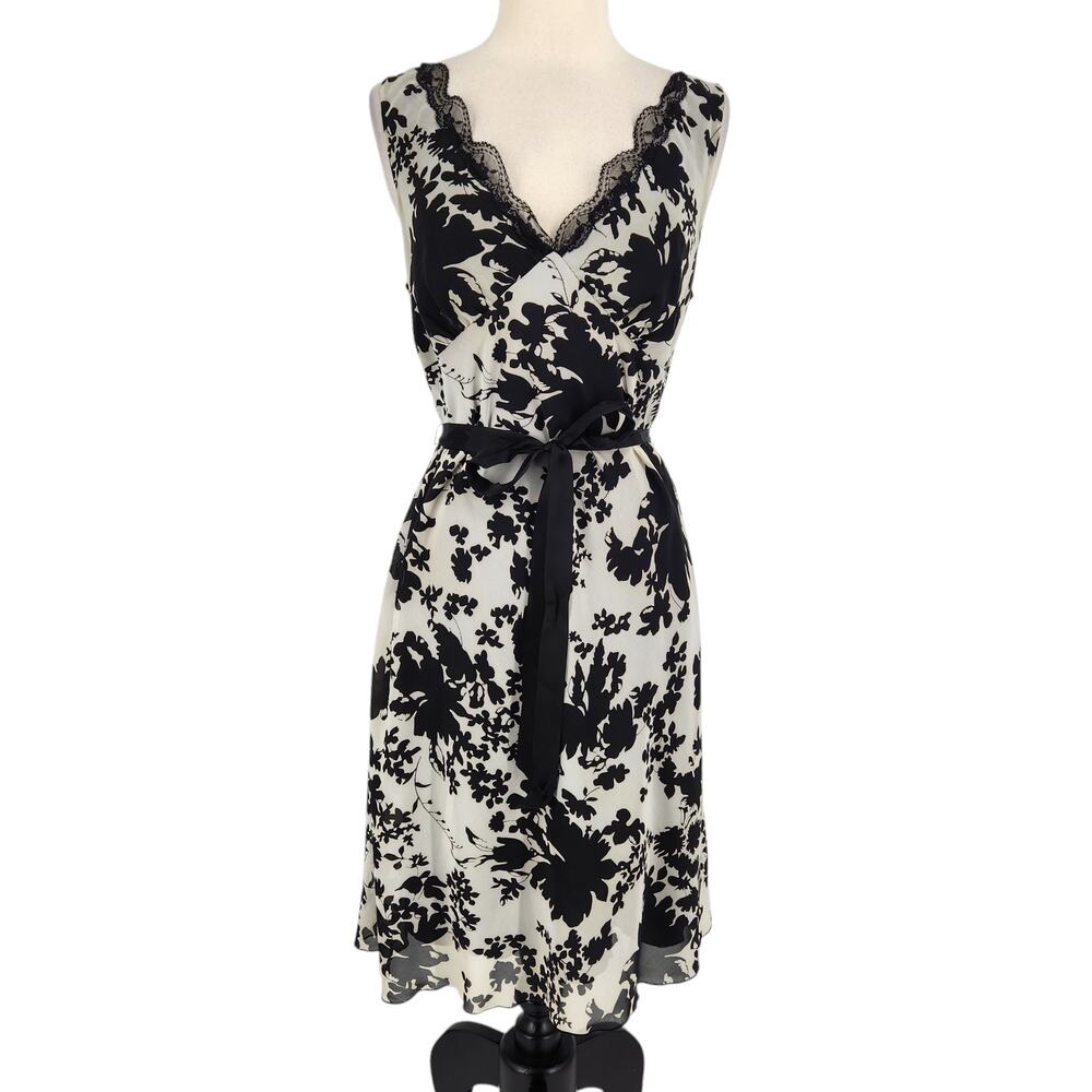 Alyn Paige 90s Floral Bias‑Cut Babydoll Slip Dress – Size 8/10 (Vintage 12)